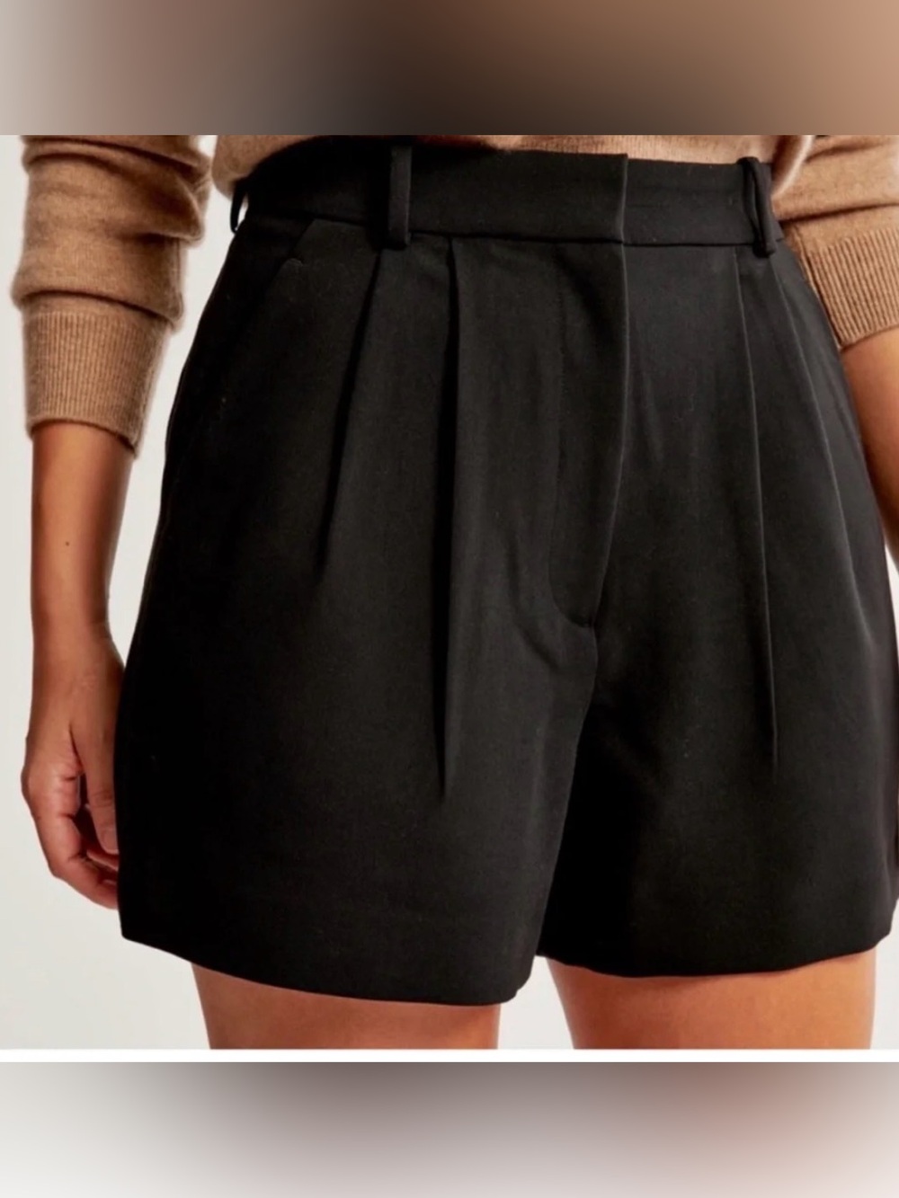 Abercrombie Sloan curve love tailored shorts
